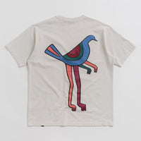 by Parra Pigeon Legs T-Shirt in Light Grey thumbnail