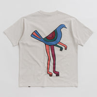 by Parra Pigeon Legs T-Shirt - Light Grey thumbnail
