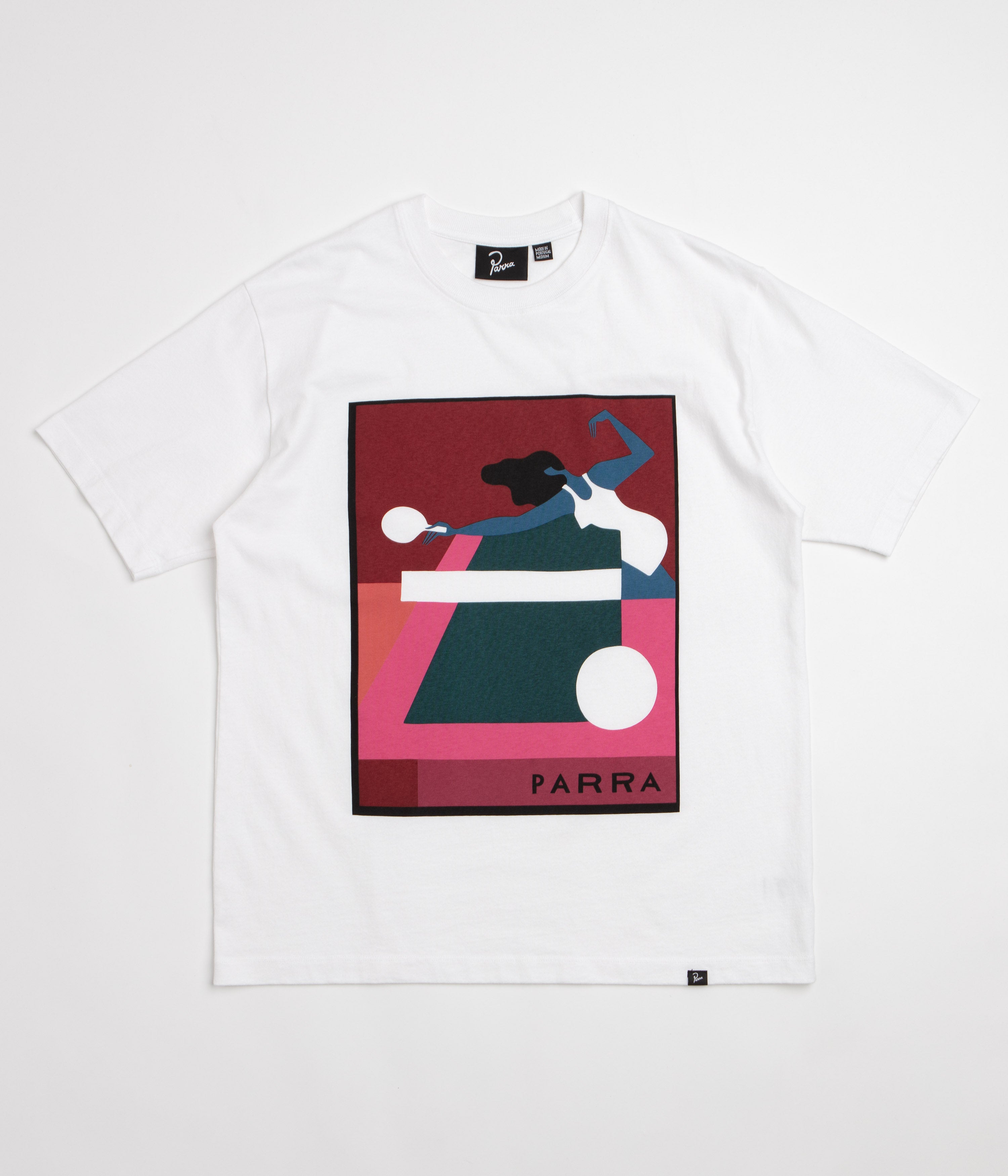 by Parra Ping Ponged T-Shirt - White