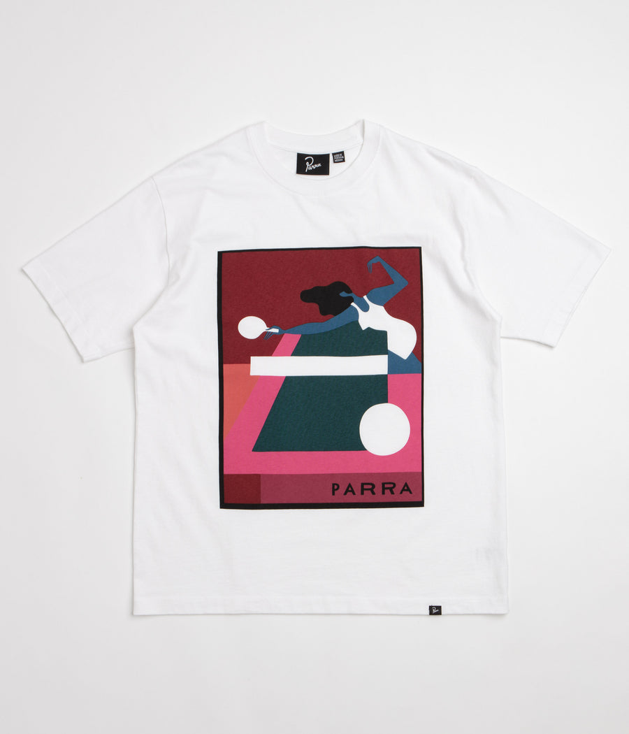 by Parra Ping Ponged T-Shirt - White