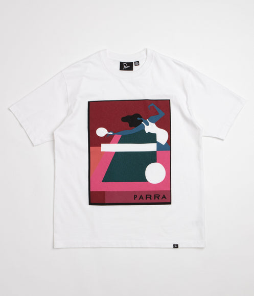 by Parra Ping Ponged T-Shirt - White