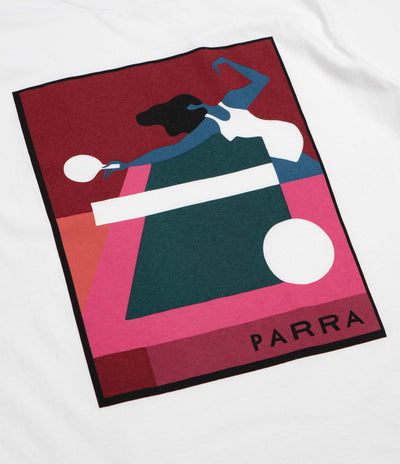 by Parra Ping Ponged T-Shirt - White