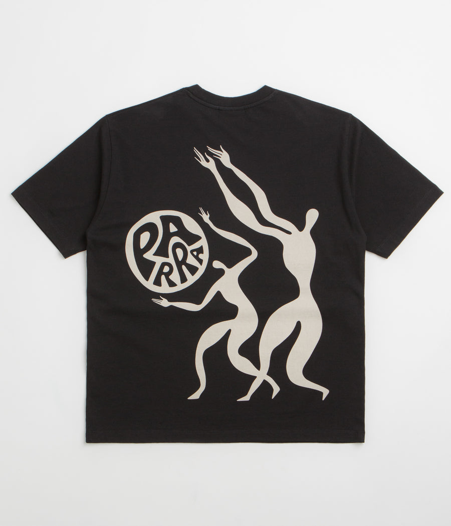 by Parra Play Ball T-Shirt in Black