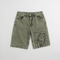 by Parra Protect The Sun Shorts in Green thumbnail