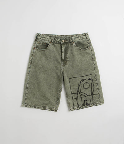 by Parra Protect The Sun Shorts in Green