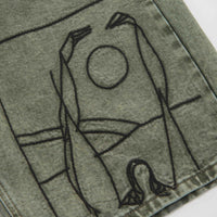 by Parra Protect The Sun Shorts in Green thumbnail