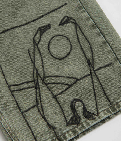 by Parra Protect The Sun Shorts in Green