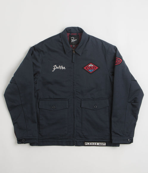by Parra Pumping Gas Jacket - Navy Blue