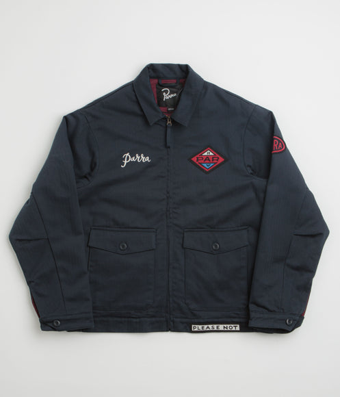 by Parra Pumping Gas Jacket - Navy Blue