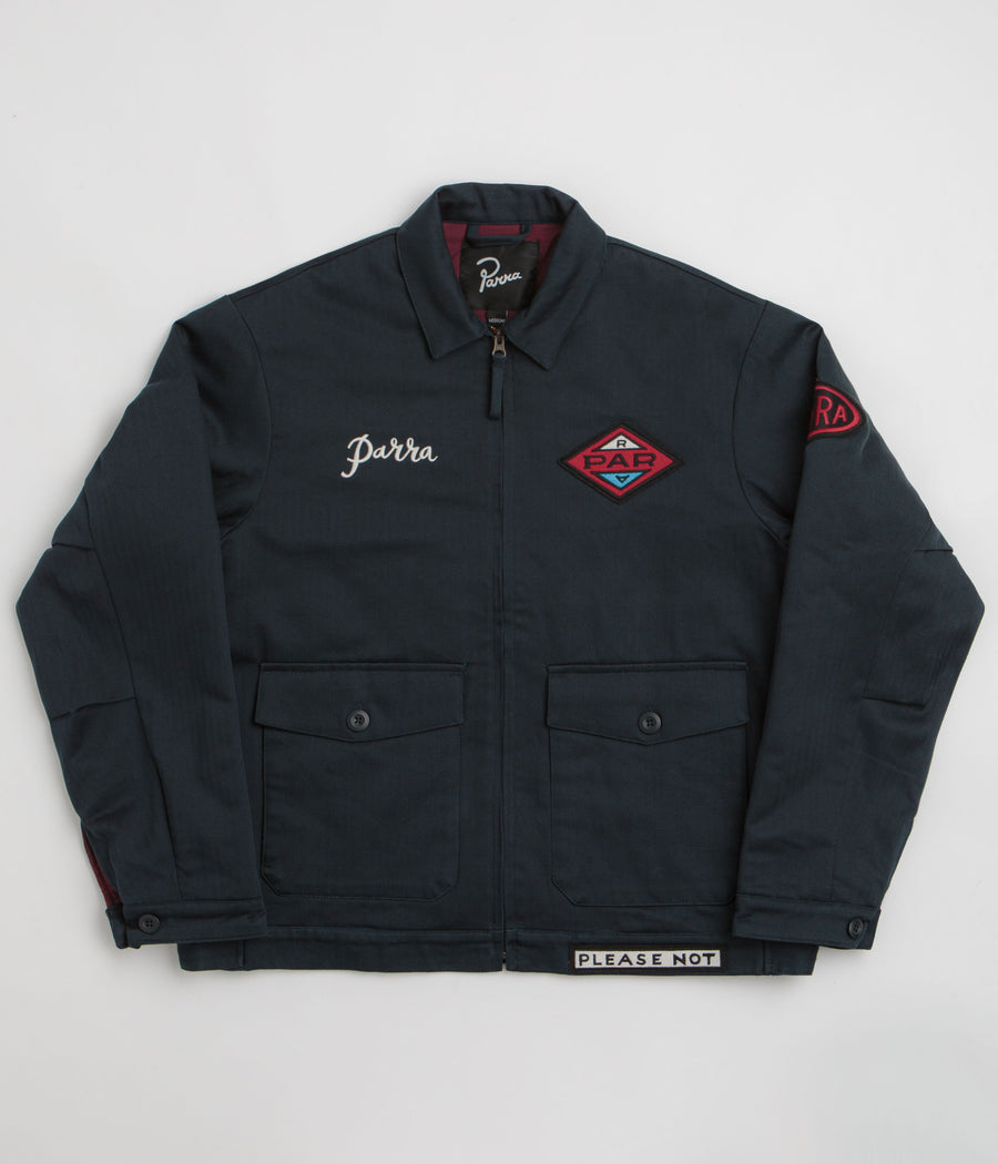 by Parra Pumping Gas Jacket - Navy Blue