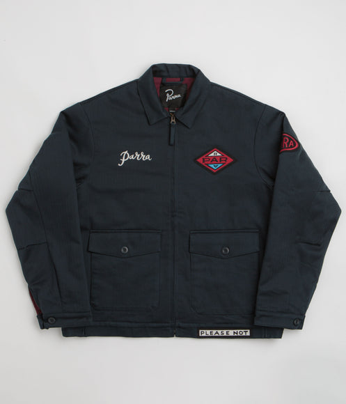 by Parra Pumping Gas Jacket - Navy Blue