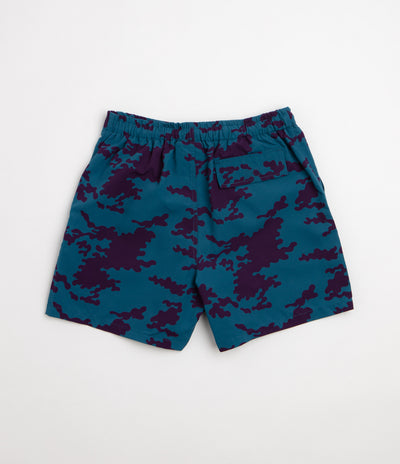 by Parra Purple Camo Man Swim Shorts in Blue