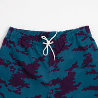 by Parra Purple Camo Man Swim Shorts in Blue thumbnail