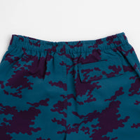 by Parra Purple Camo Man Swim Shorts in Blue thumbnail
