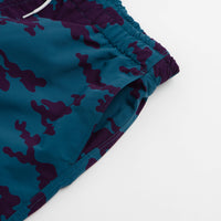 by Parra Purple Camo Man Swim Shorts in Blue thumbnail