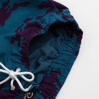 by Parra Purple Camo Man Swim Shorts in Blue thumbnail