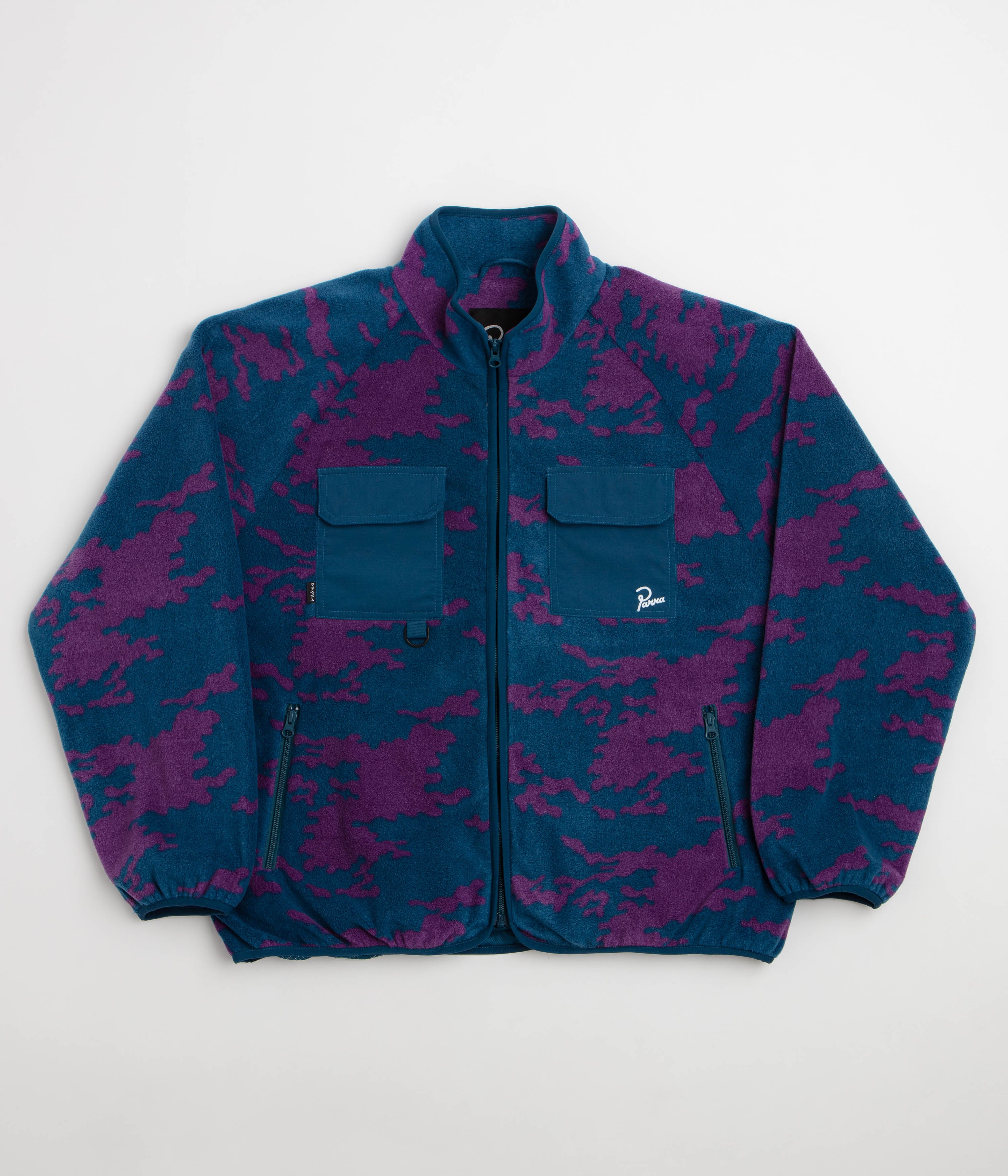 by Parra Purple Darwin Camo Fleece - Blue