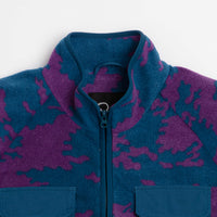 by Parra Purple Darwin Camo Fleece - Blue thumbnail