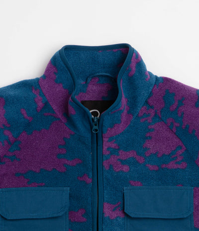 by Parra Purple Darwin Camo Fleece - Blue