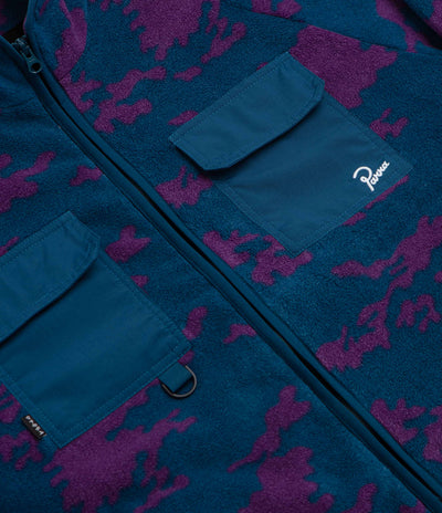 by Parra Purple Darwin Camo Fleece - Blue
