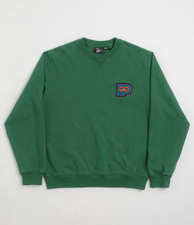 by Parra Repeat Pea Crewneck Sweatshirt - Green