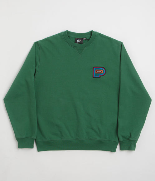 by Parra Repeat Pea Crewneck Sweatshirt - Green