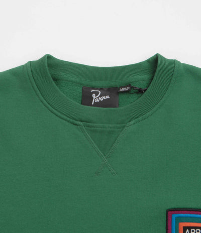 by Parra Repeat Pea Crewneck Sweatshirt - Green