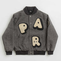 by Parra Rounded Par Varsity Jacket - Dark Grey thumbnail