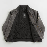 by Parra Rounded Par Varsity Jacket - Dark Grey thumbnail