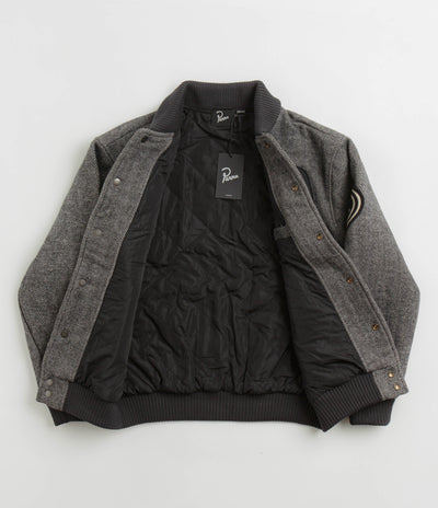 by Parra Rounded Par Varsity Jacket - Dark Grey