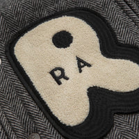 by Parra Rounded Par Varsity Jacket - Dark Grey thumbnail