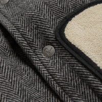 by Parra Rounded Par Varsity Jacket - Dark Grey thumbnail