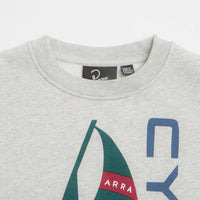 by Parra Sail Bike Crewneck Sweatshirt in Heather Grey thumbnail