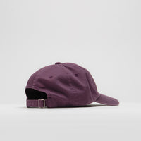 by Parra Script Logo Cap in Dark Violet thumbnail