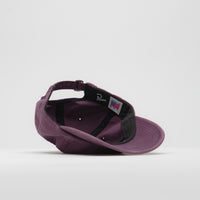by Parra Script Logo Cap in Dark Violet thumbnail
