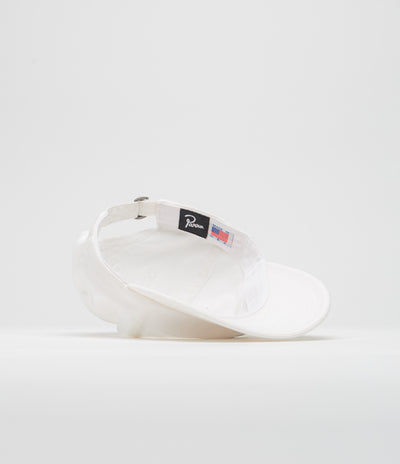 by Parra Script Logo Cap in White