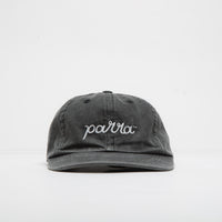 by Parra Scripted Cap in Washed Black thumbnail