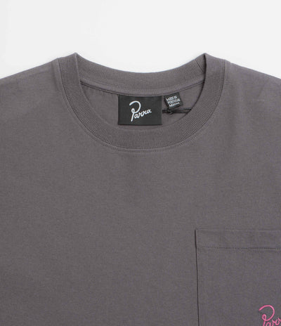 by Parra Signature Pocket T-Shirt in Grey