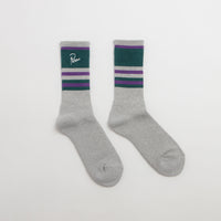 by Parra Signature Striped Crew Socks - Grey thumbnail