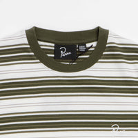 by Parra Signature Striped T-Shirt in Green thumbnail