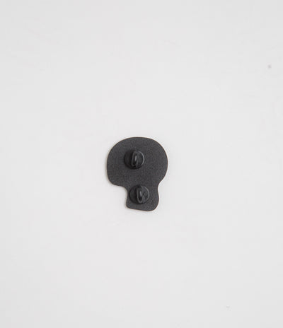 by Parra Skulled Enamel Pin in White
