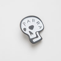 by Parra Skulled Enamel Pin in White thumbnail