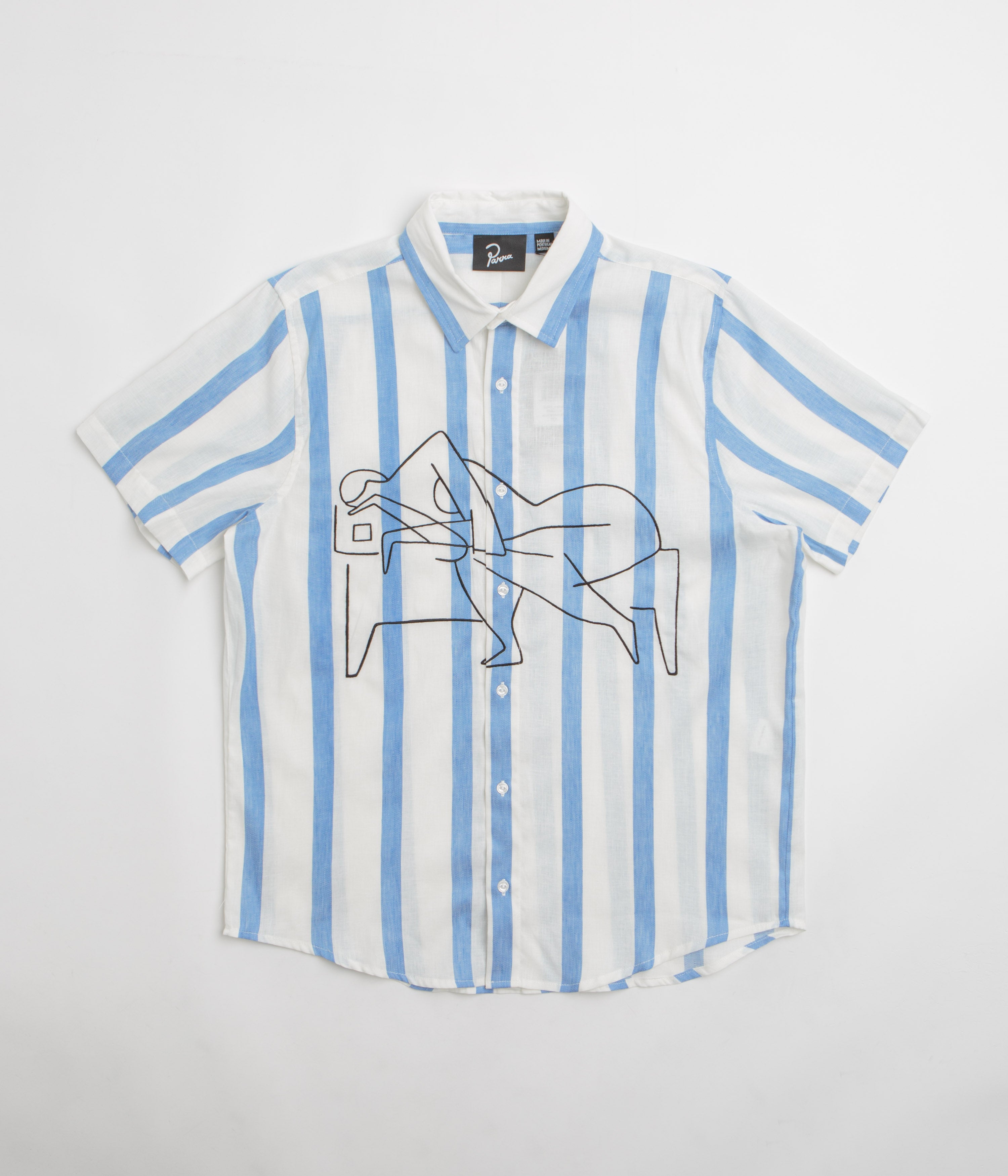 by Parra Sleep Now Short Sleeve Shirt in Blue