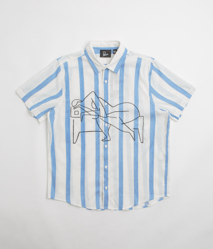 by Parra Sleep Now Short Sleeve Shirt in Blue