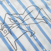 by Parra Sleep Now Short Sleeve Shirt - Blue thumbnail