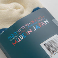 by Parra Sock Wave Crew Socks in Off White thumbnail