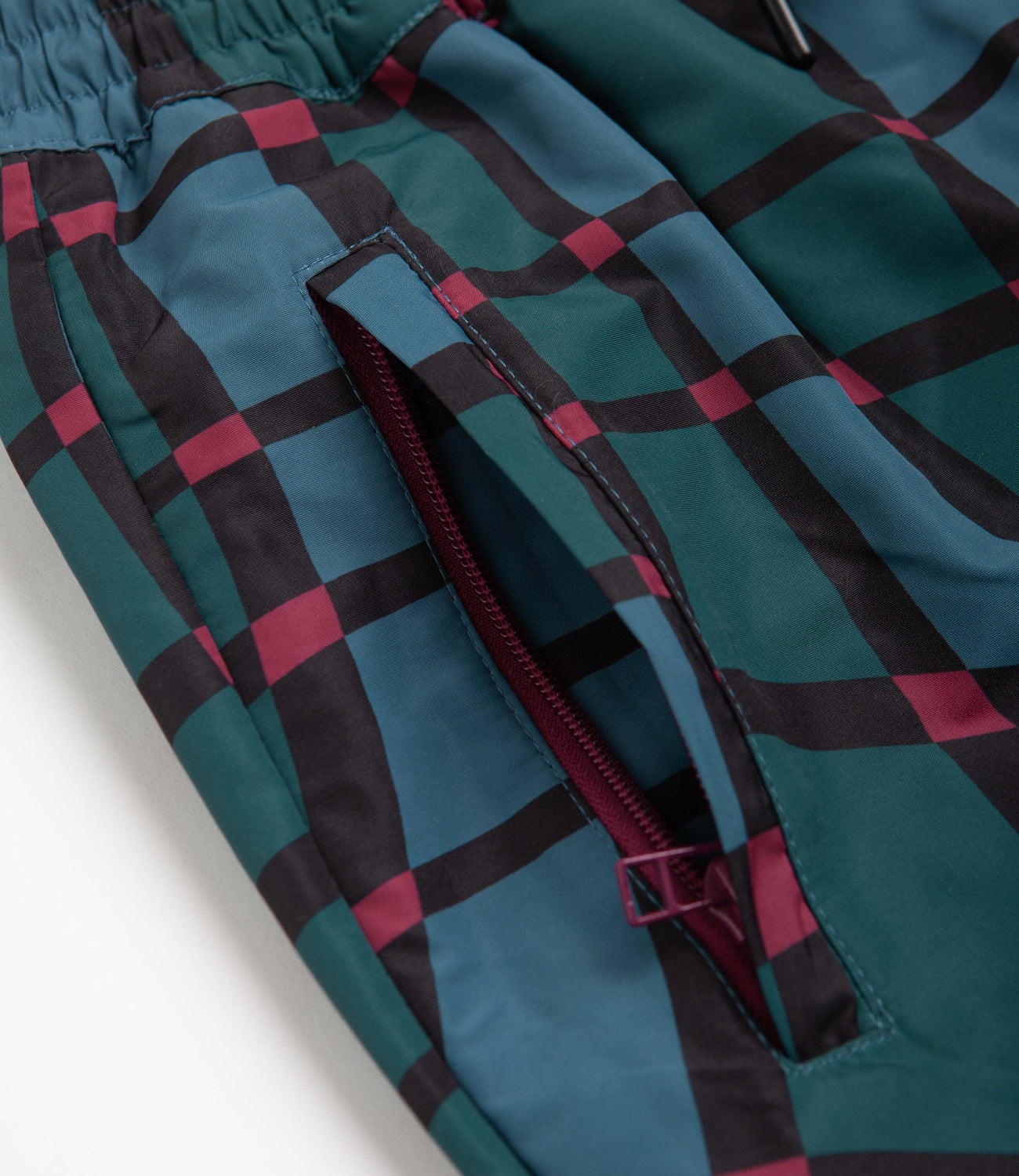 by Parra Squared Waves Pattern Track Pants - Multi Check | Flatspot