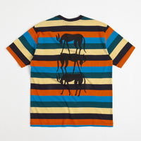 by Parra Stacked Pets On Stripes T-Shirt - Multi thumbnail
