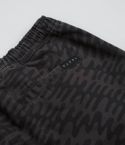 by Parra Stitched Skull Pants in Washed Grey