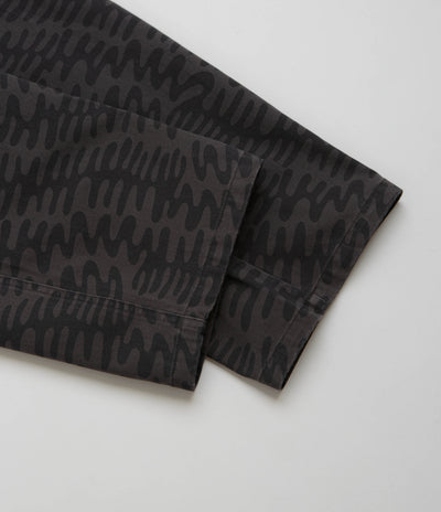 by Parra Stitched Skull Pants in Washed Grey